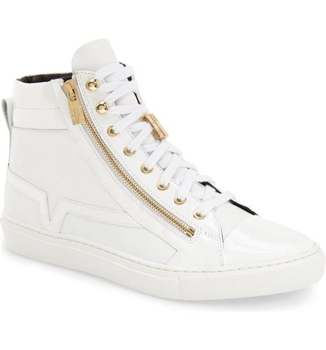 versace sneakers green|versace zipped high top sneakers.